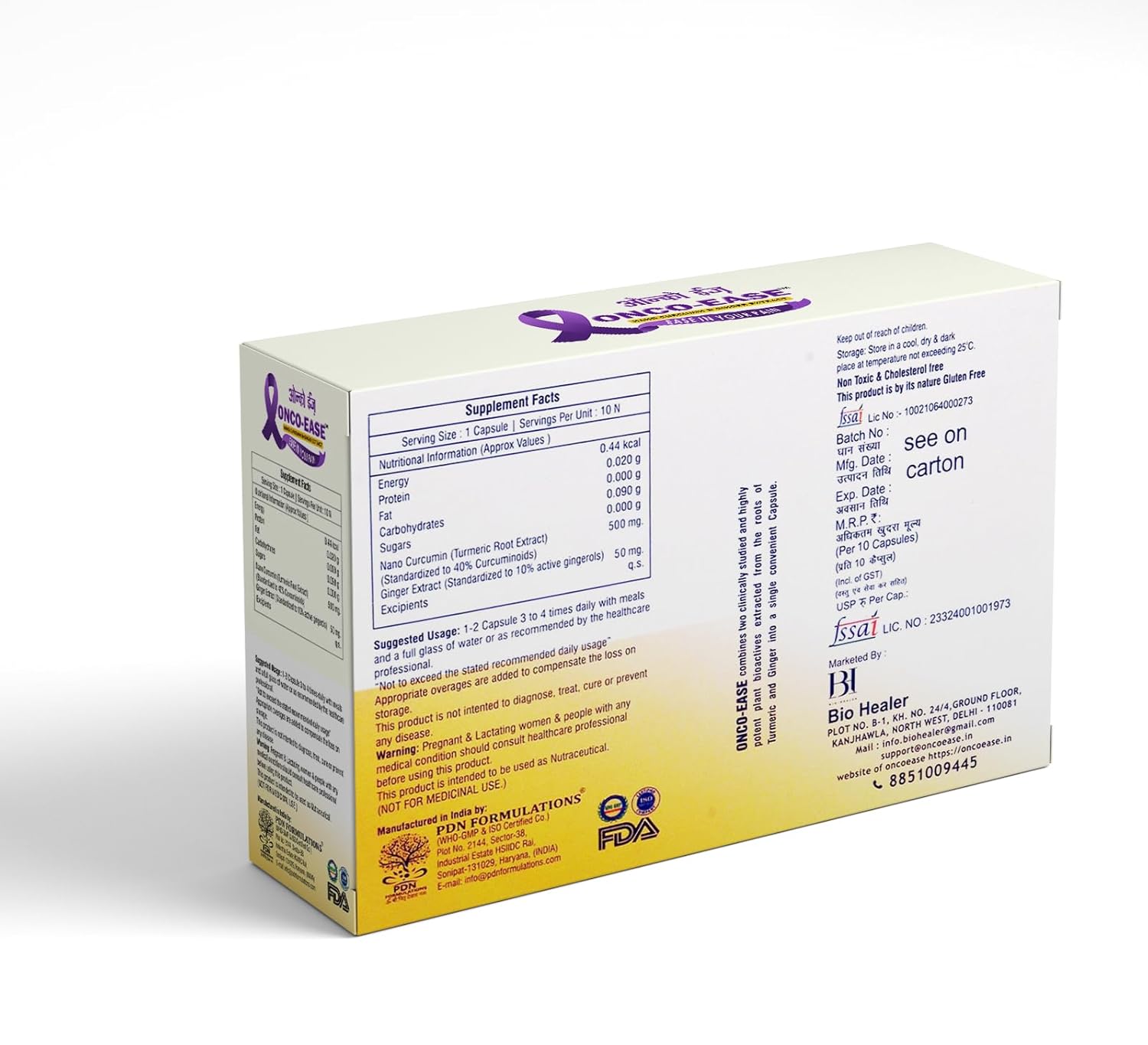 Onco-Ease Cancer Care Capsules I 100% Natural & Safe I Nano Technology - Image 4