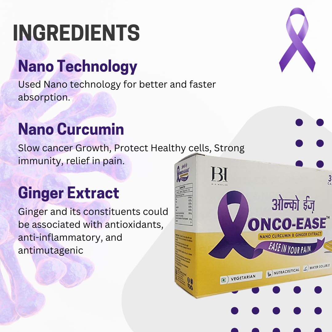 Onco-Ease Cancer Care Capsules I 100% Natural & Safe I Nano Technology - Image 6